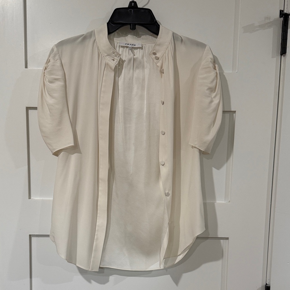 Frame Denim Ivory Blouse